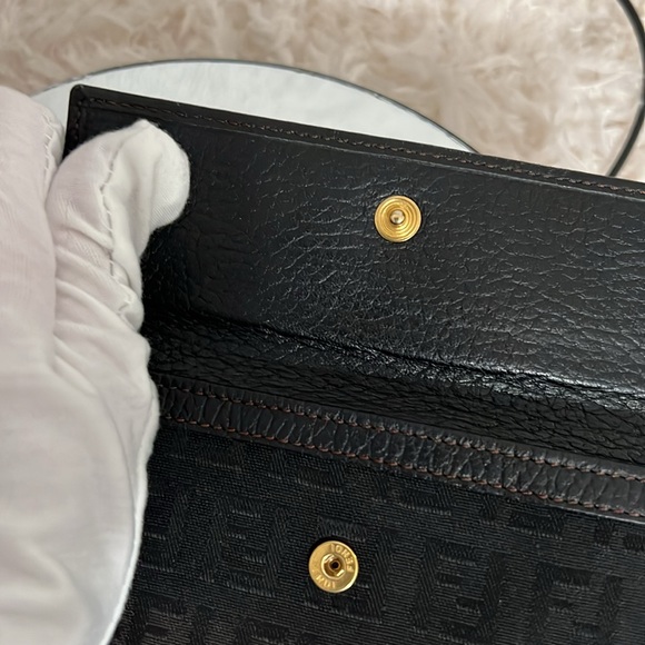 Fendi Black Monogram Wallet - Picture 12 of 15